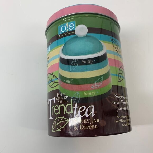 Joie Honey Jar & Dipper Stripped - Picture 1 of 12